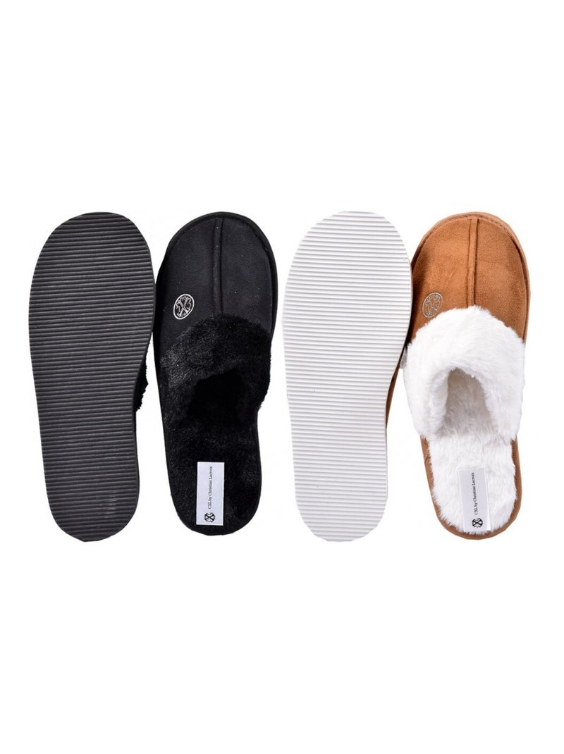 Pantoufles pour Femme CXL By LACROIX  Pack de 2 Multicolore - Kiabi
