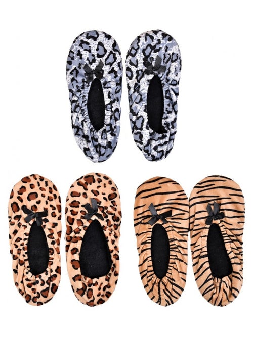Pantoufles pour Femme INFINITIF Confort  Pack de 3 - Kiabi
