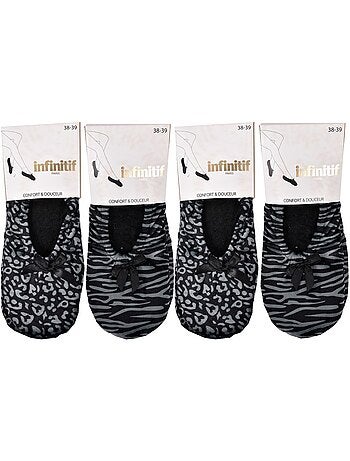 Pantoufles pour Femme INFINITIF Confort Pack de 4
