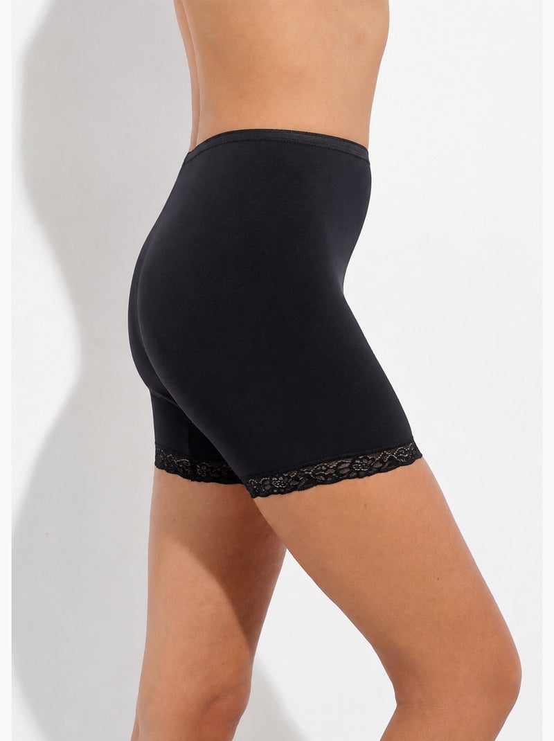 Panty court seconde peau - lot de 2 - afibel Noir - Kiabi