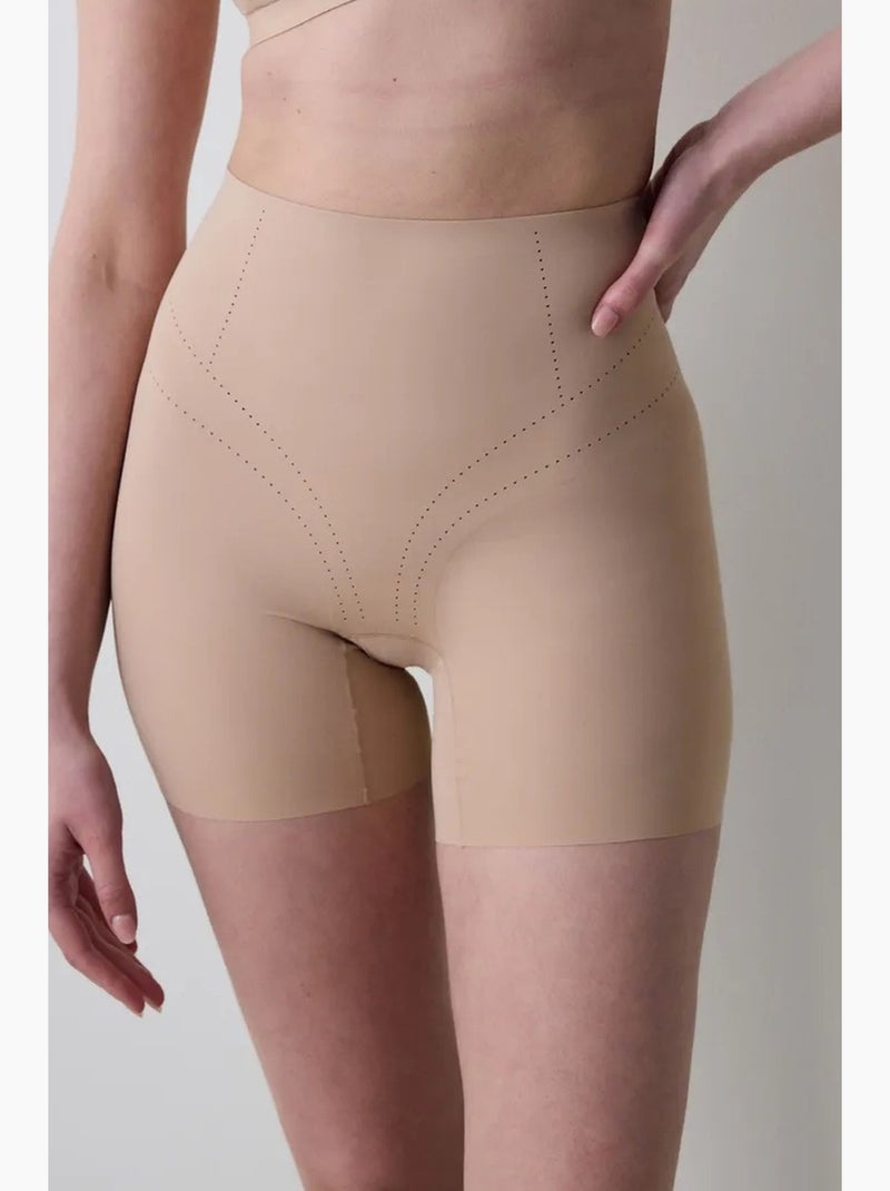Panty gainant léger invisible penti Beige argile - Kiabi