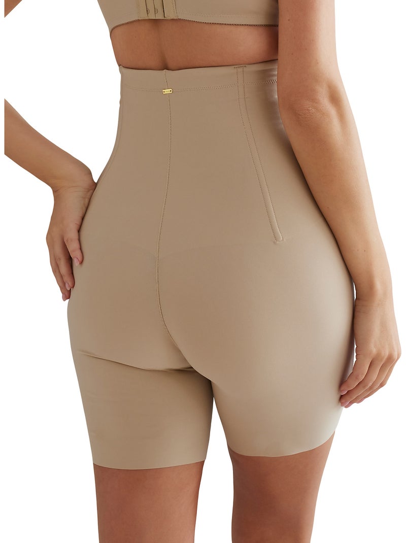 Panty gainant taille ultra haute Curves Beige - Kiabi
