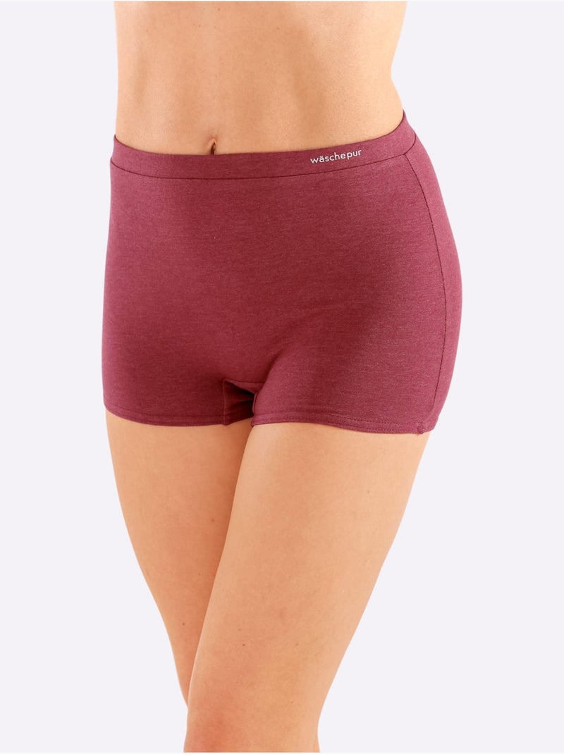 Panty Jersey Fin - Taille Standard - Witt - Lot de 4 Bleu Rouge - Kiabi