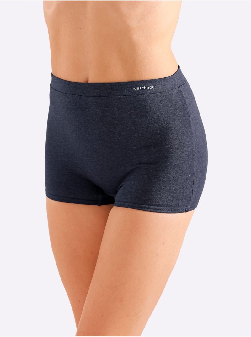 Panty Jersey Fin - Taille Standard - Witt - Lot de 4 Bleu Rouge - Kiabi