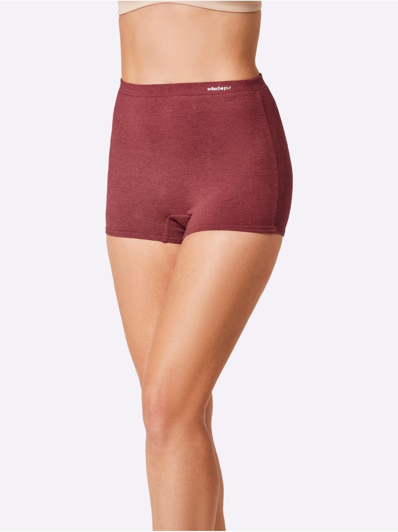 Panty Jersey Fin - Taille Standard - Witt - Lot de 4 Bleu Rouge - Kiabi