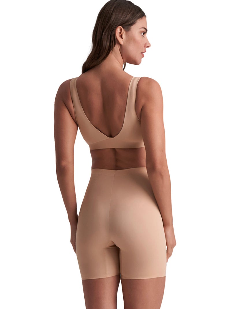 Panty short hauteur moyenne invisible Beige - Kiabi