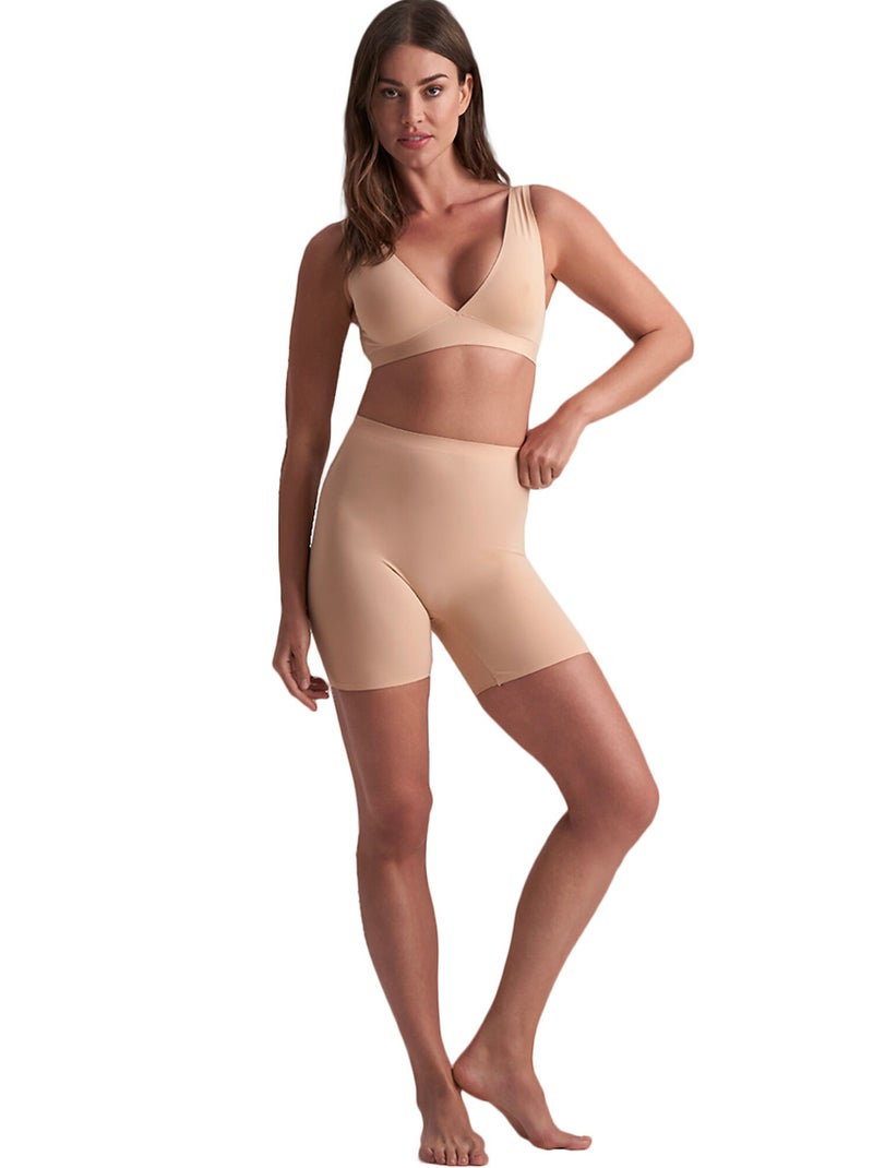 Panty short hauteur moyenne invisible Beige - Kiabi