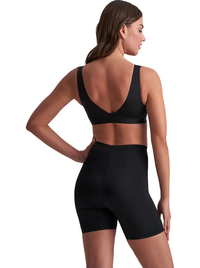 Panty short hauteur moyenne invisible Noir - Kiabi