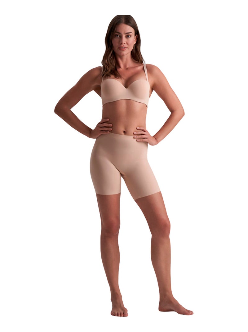 Panty short hauteur moyenne Smooth Essentials Beige - Kiabi