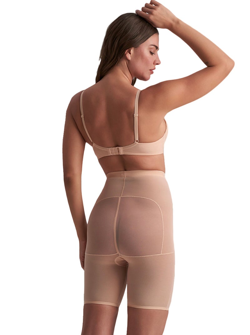 Panty short shapewear taille haute Powermesh Beige - Kiabi