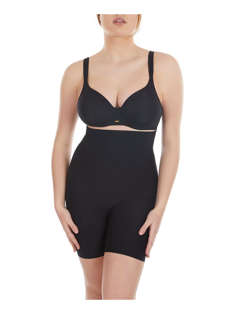 Panty taille haute gainant Curves Noir - Kiabi