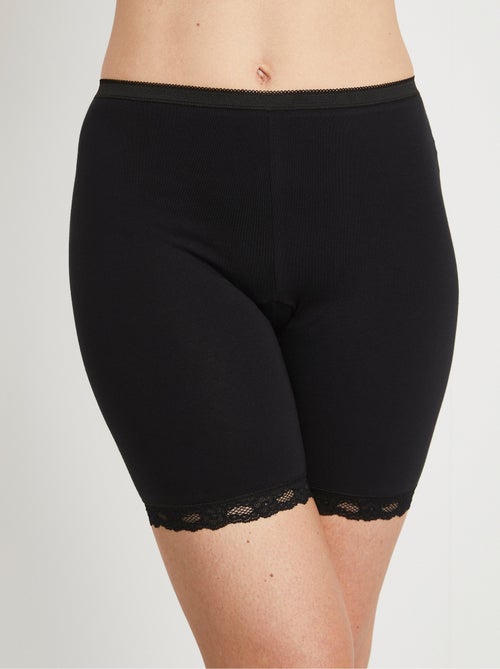 Pantys élastiqués effet seconde peau - Kiabi