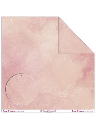 Papier créatif Frida Kahlo - faux uni rose - Love in the moon