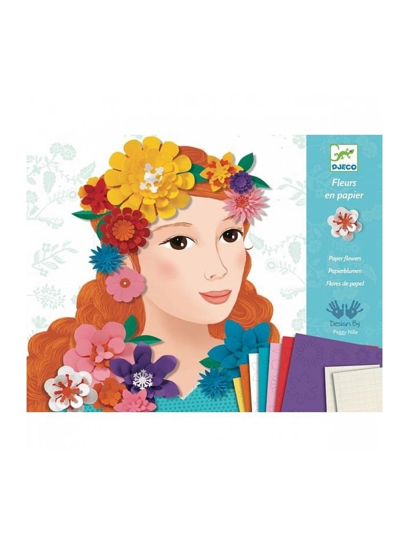 Papier Creatifs Jeunes Filles En Fleurs N/A - Kiabi