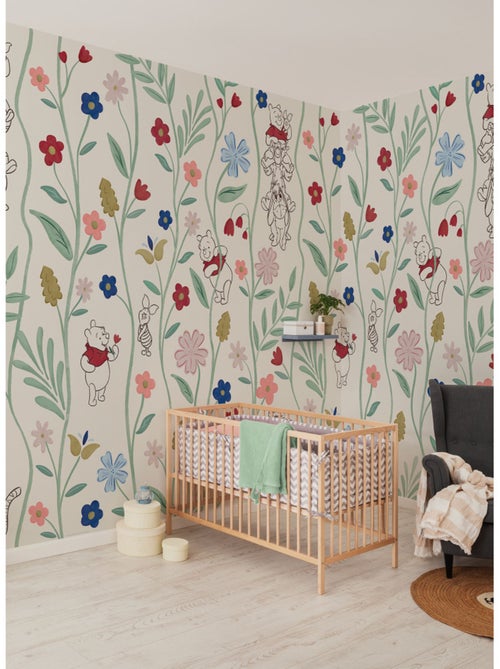 Papier peint  - Disney Winnie l'ourson Blossom Friends - Rouleau: 212 x 250 cm - Kiabi
