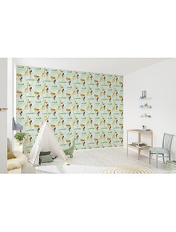 Papier peint - mickey doodle zoo - rouleau: 53 x 1005 cm