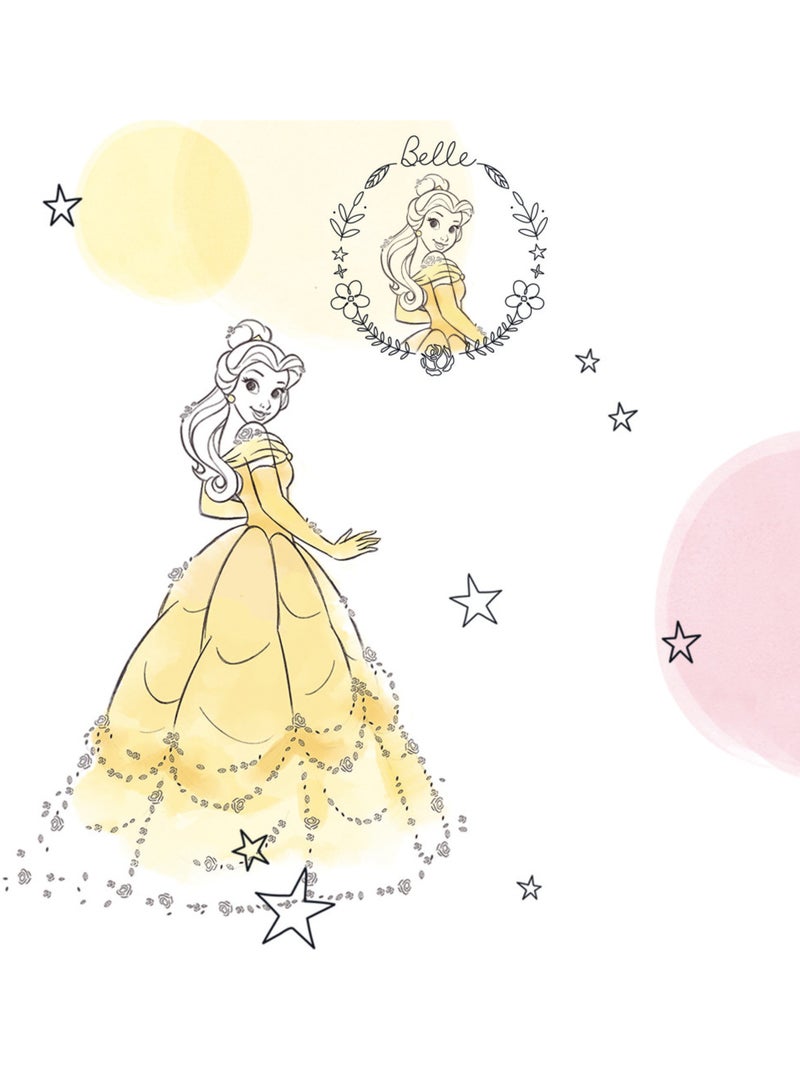 Papier peint  - princess pretty pastel - rouleau: 53 x 1005 cm Multicolore - Kiabi