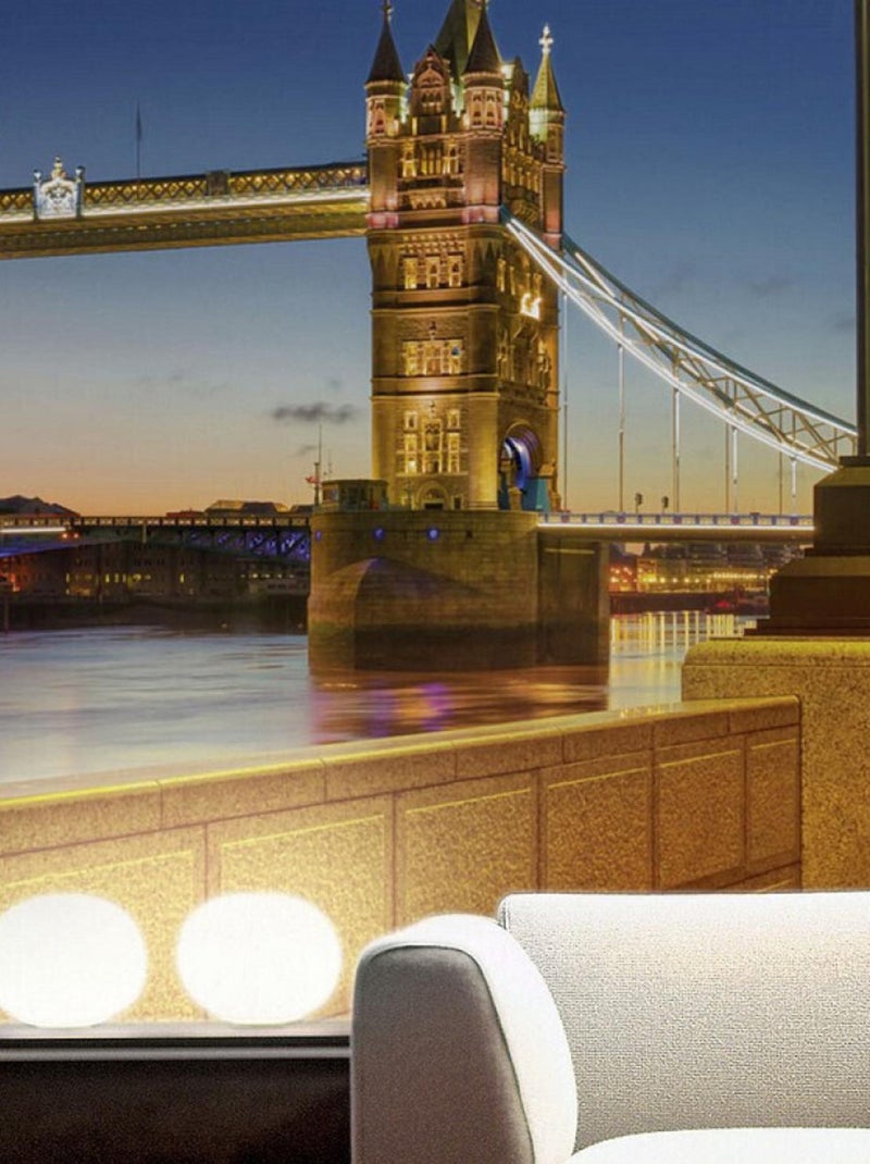 Papier Peint - Tower Bridge - 368 x 254 cm Multicolore - Kiabi