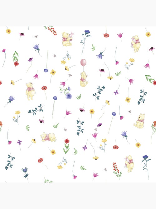 Papier peint  - Winnie l'ourson Summer - Rouleau: 53 x 1005 cm - Kiabi