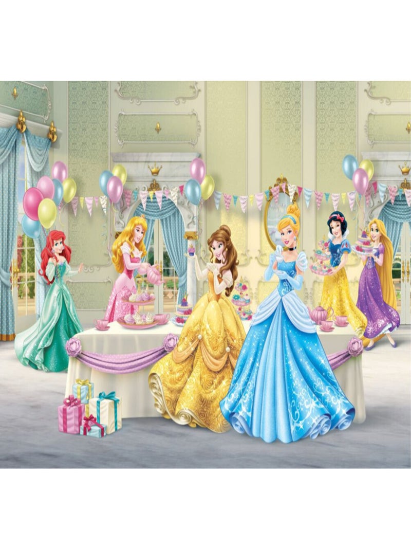 Papier peint Anniversaire Princesse Disney 360X254 CM Multicolore - Kiabi