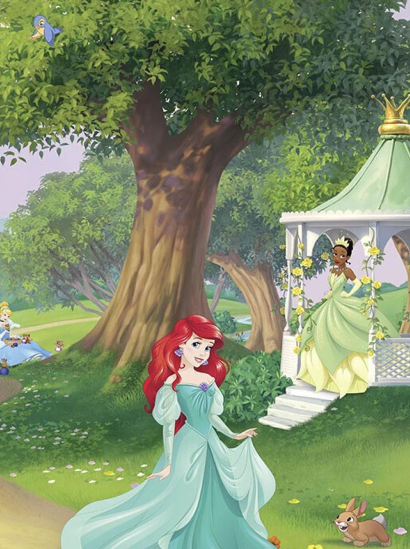 Papier peint Arc-en-ciel Princesses Disney 368X254 CM Multicolore - Kiabi