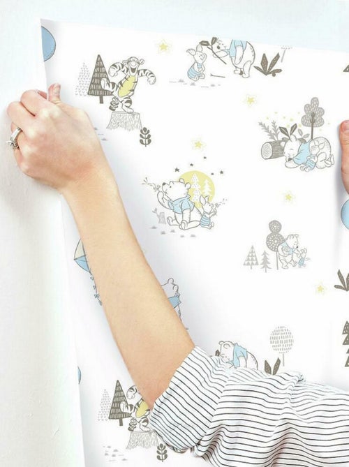 Papier Peint auto-adhésif - Disney Winnie l'Ourson - Kiabi