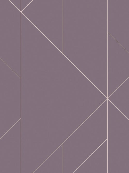 Papier peint aux lignes graphiques - Kiabi