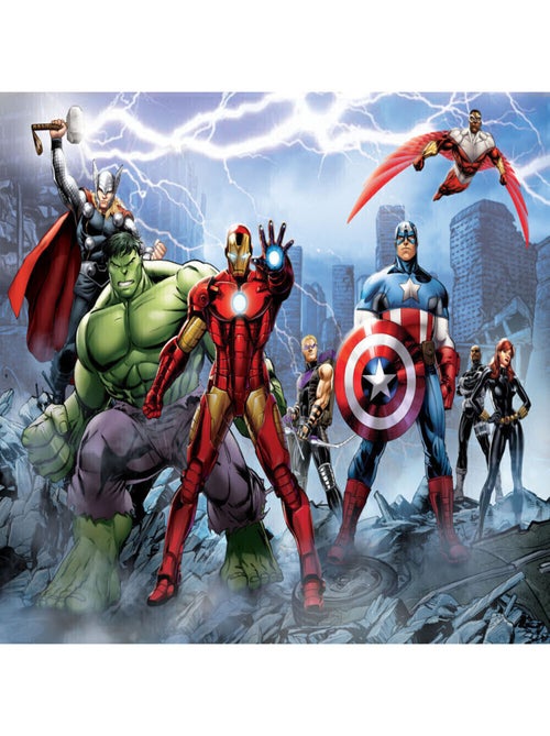 Papier peint Avengers Marvel 252X182 CM - Kiabi