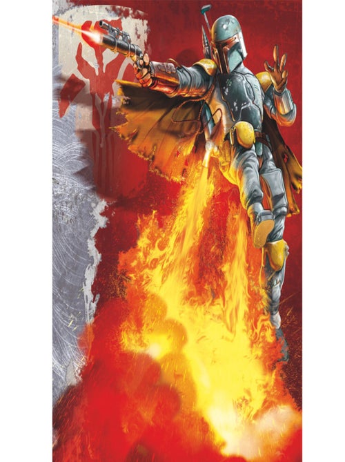 Papier Peint Boba Fett Star Wars Mandalorian 254X184 CM - Kiabi