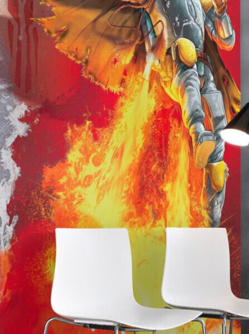 Papier Peint Boba Fett Star Wars Mandalorian 254X184 CM - Kiabi