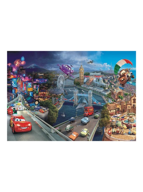 Papier peint Cars 2 Disney 360X254 CM - Kiabi