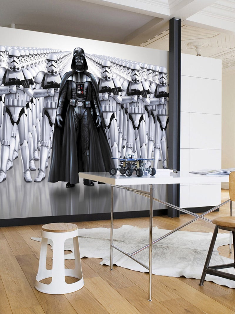 Papier Peint Dark Vador & Stormtroopers Star Wars 254X368 CM Noir Noir - Kiabi