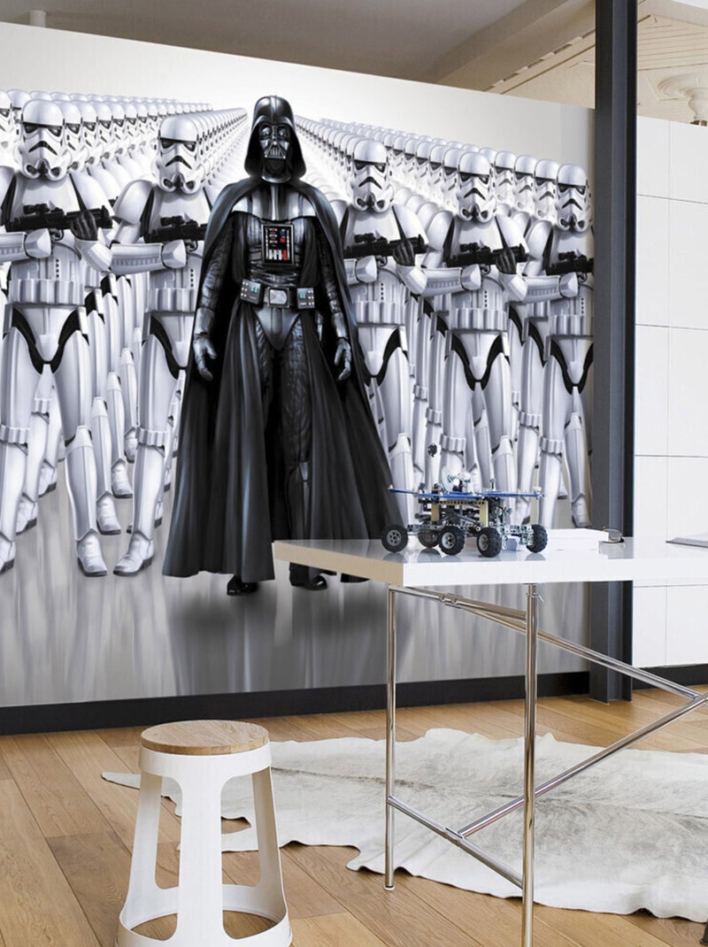 Papier Peint Dark Vador & Stormtroopers Star Wars 254X368 CM Noir Noir - Kiabi