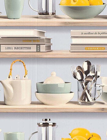 Papier peint de cuisine petit dej'