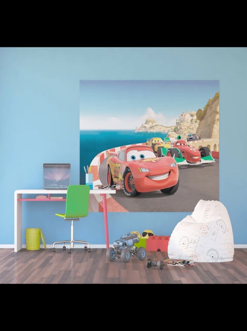 Papier peint  Disney Cars 252X182 cm - Kiabi