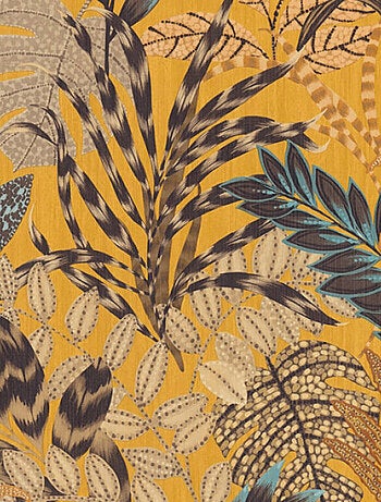 Papier peint en mur végétal