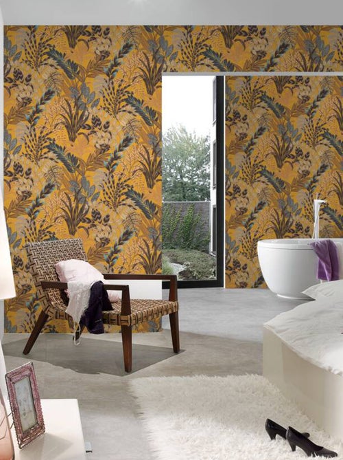 Papier peint en mur végétal - Kiabi