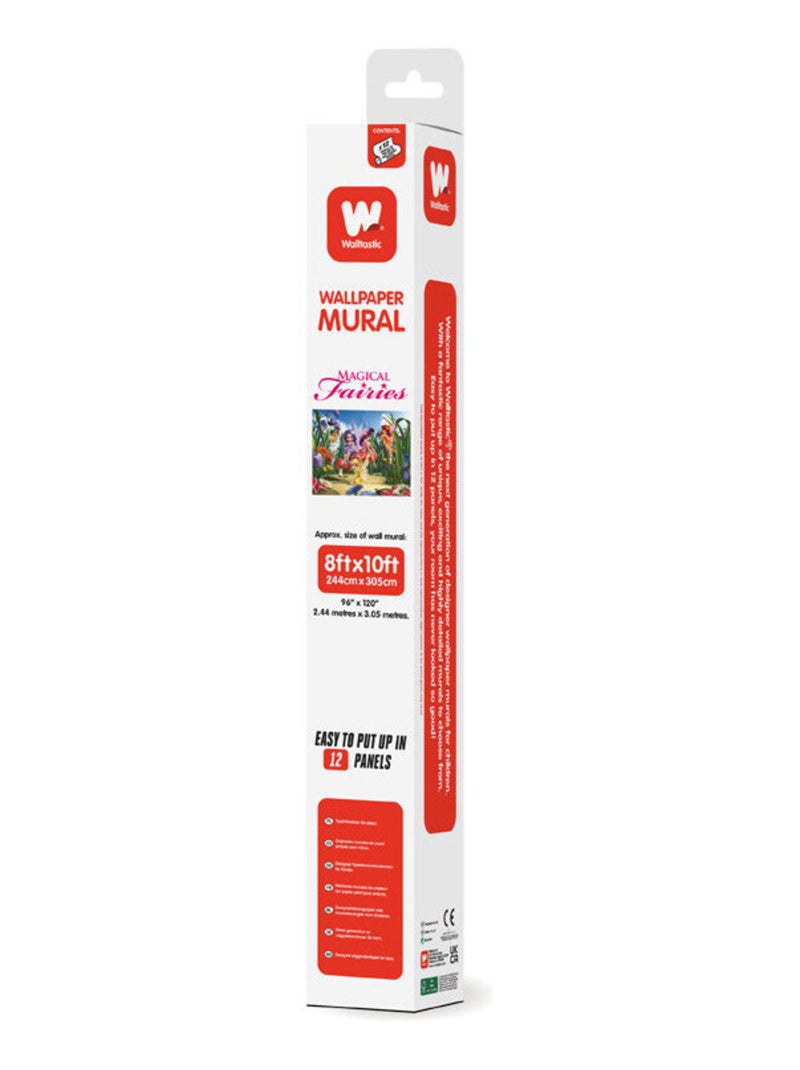 Papier peint enfant Fées magiques 305X244 CM Walltastic Multicolore - Kiabi