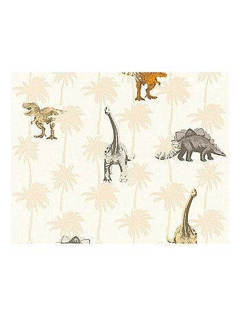 Papier peint enfant imprimé dinosaures