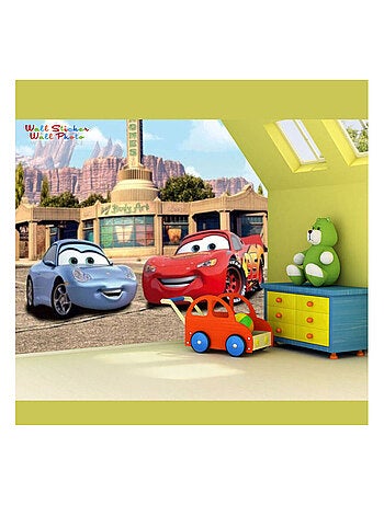 Papier peint Flash Mcqueen et Sally Cars Disney 360X254 CM
