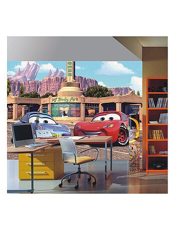Papier peint Flash Mcqueen et Sally Cars Disney 360X254 CM