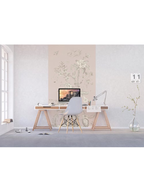 Papier peint Fleurs vintage 270 x 150 cm - Kiabi