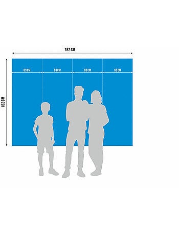 Papier peint Harry Potter poudlard 252 x 182 cm