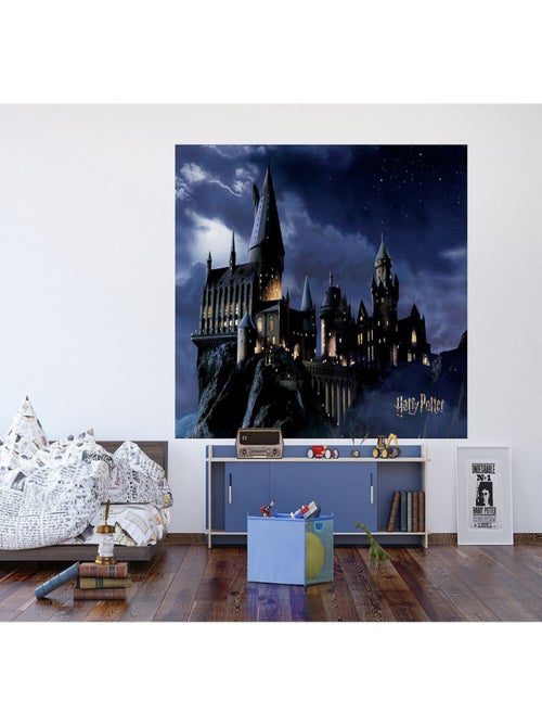 Papier peint Harry Potter poudlard 252 x 182 cm - Kiabi