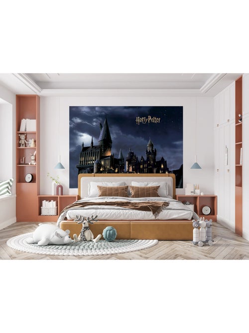 Papier peint Harry Potter poudlard 252 x 182 cm - Kiabi