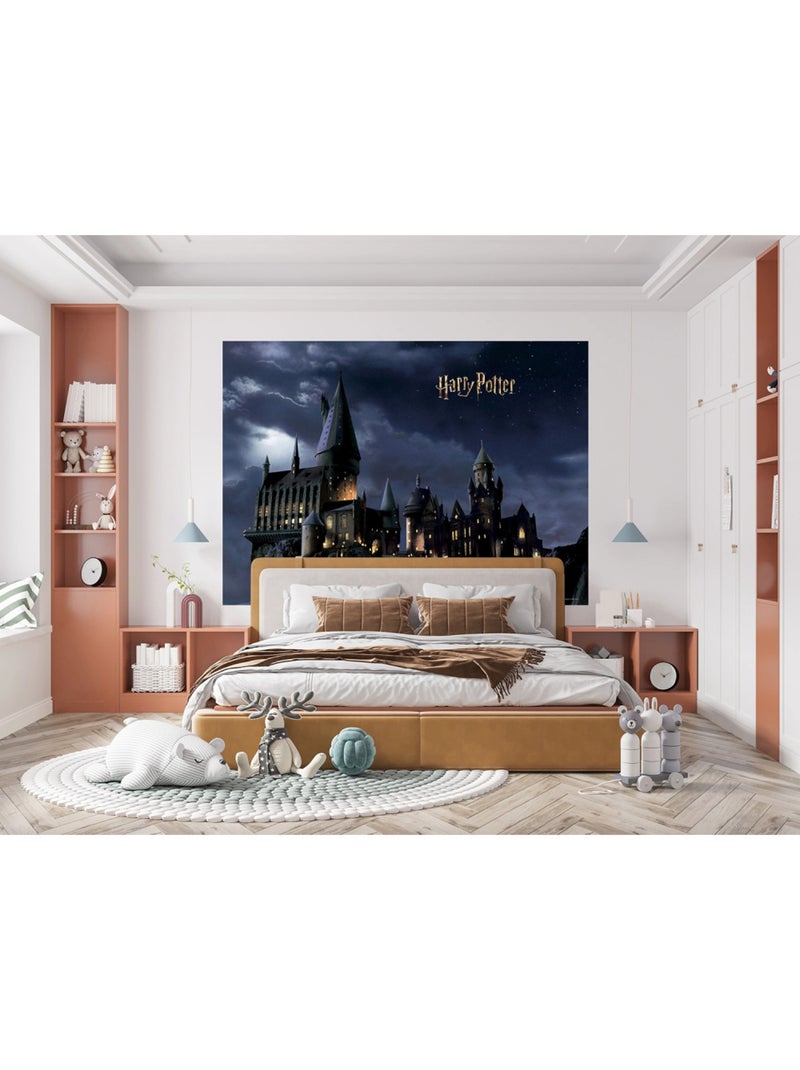 Papier peint Harry Potter poudlard 252 x 182 cm Multicolore - Kiabi