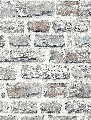 Papier peint imitation brique en pierre