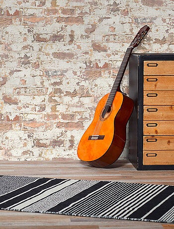 Papier peint imprimé briques usées Berlin