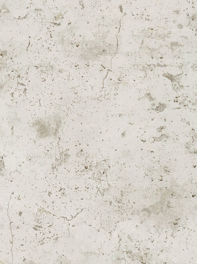 Papier peint imprimé loft en béton Gris - Kiabi
