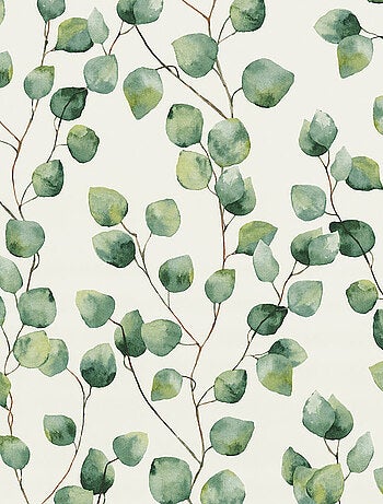 Papier peint imprimé micro feuilles